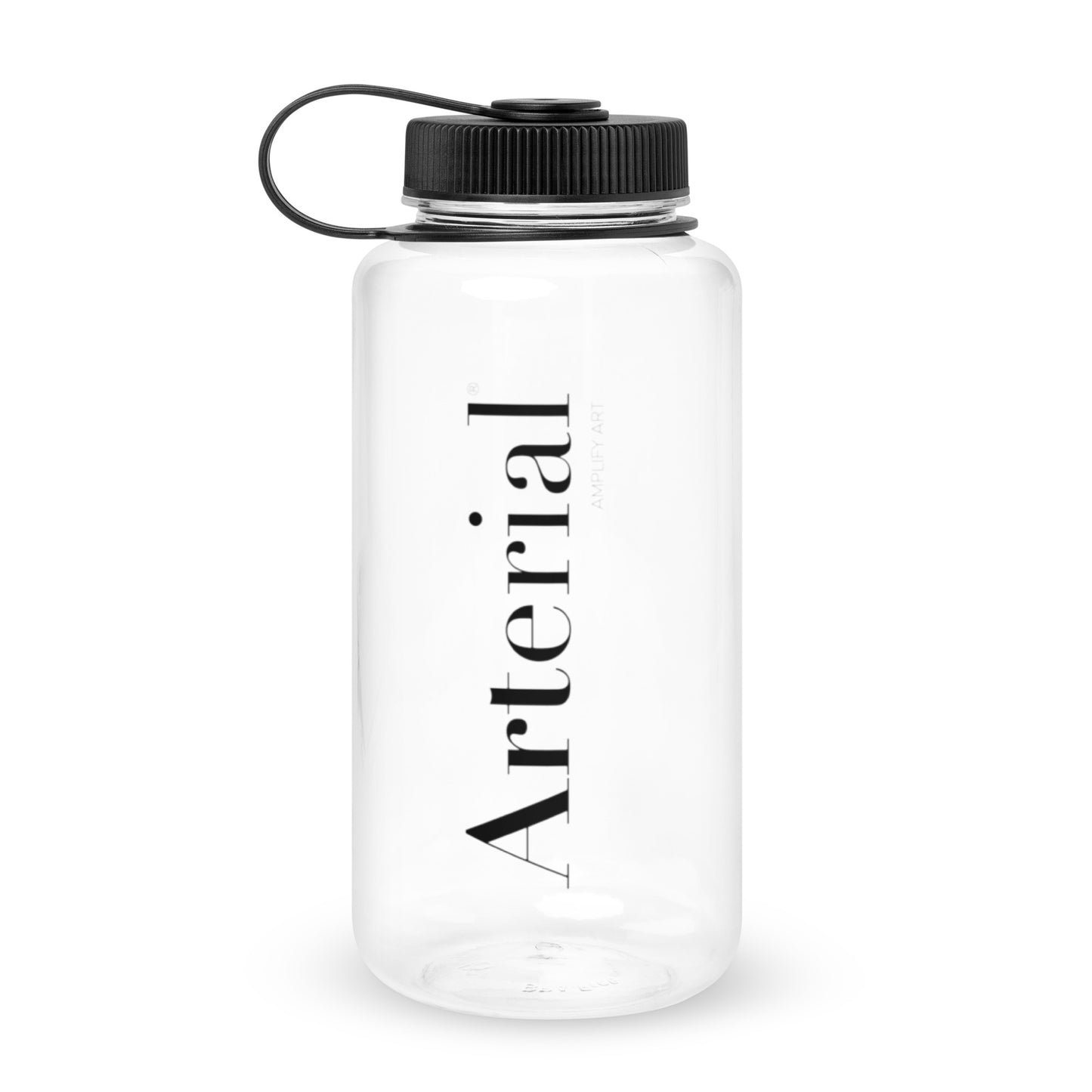 Arterial wide mouth plastic water bottle