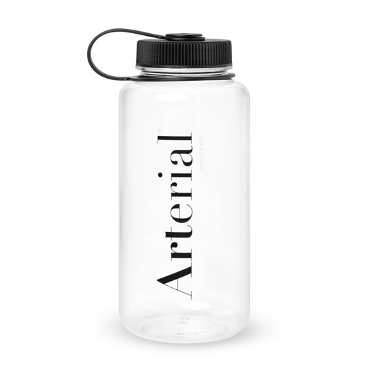 Arterial wide mouth plastic water bottle